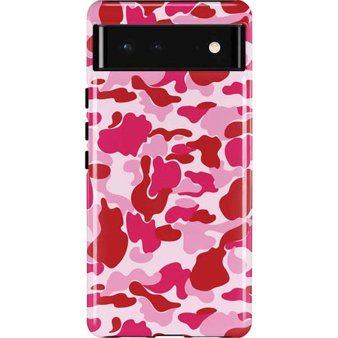 Pink Street Camo Pixel Cases
